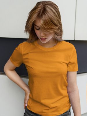 Camiseta mujer naranja