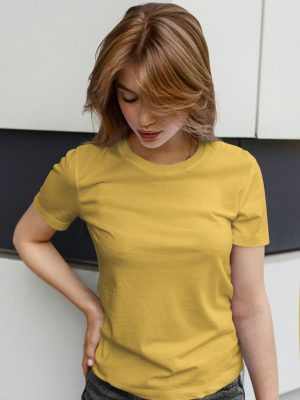 Camiseta mujer oro