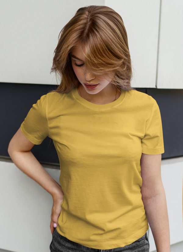 Camiseta mujer oro