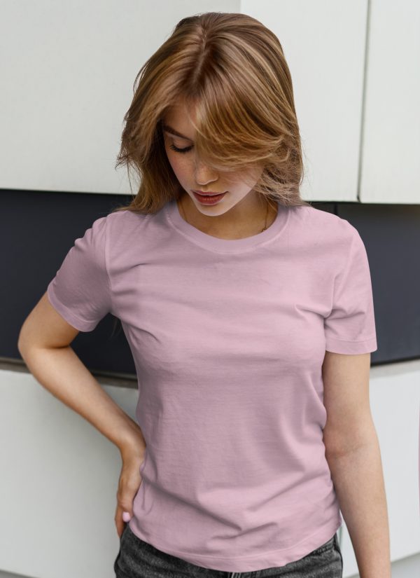 Camiseta mujer rosa