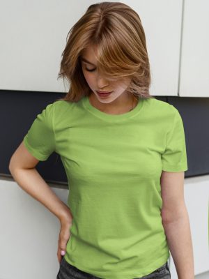 Camiseta mujer verde lima